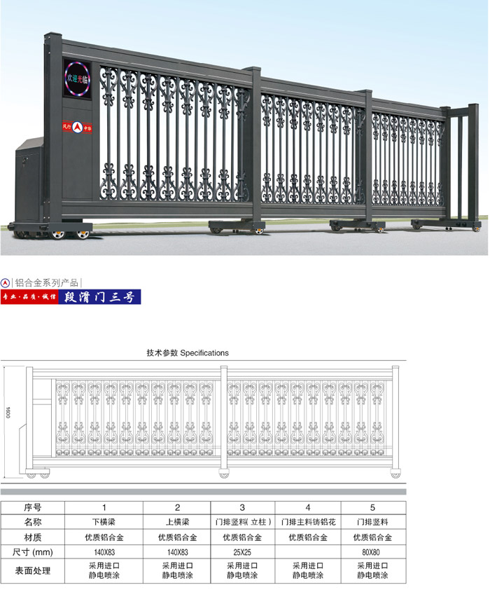 段滑門(mén)三號(hào)